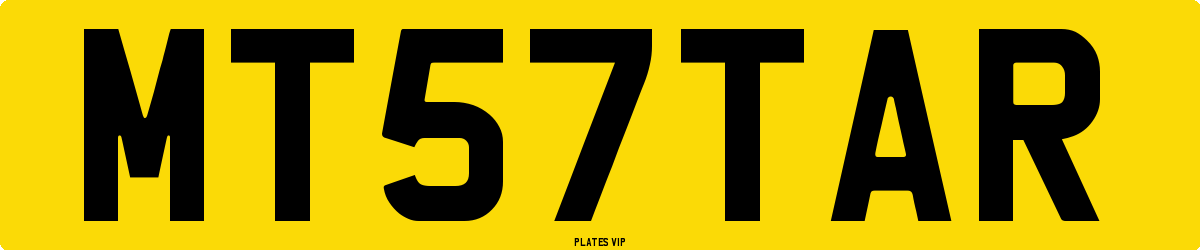 MT 57 TAR Number Plate