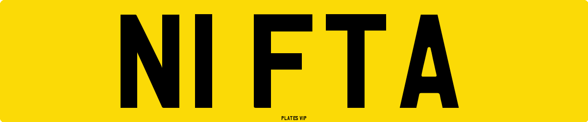 N1 FTA Number Plate