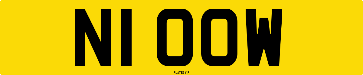 N1 OOW Number Plate