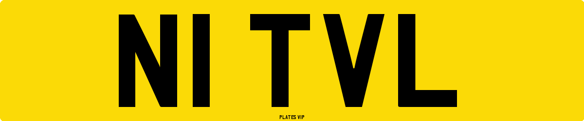 N1 TVL Number Plate
