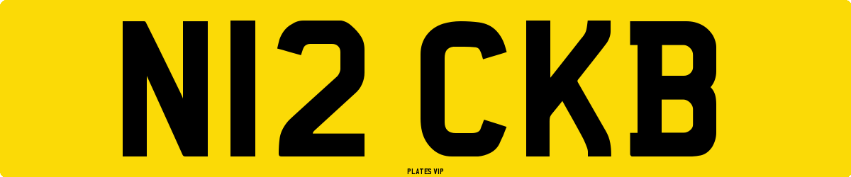 N12 CKB Number Plate
