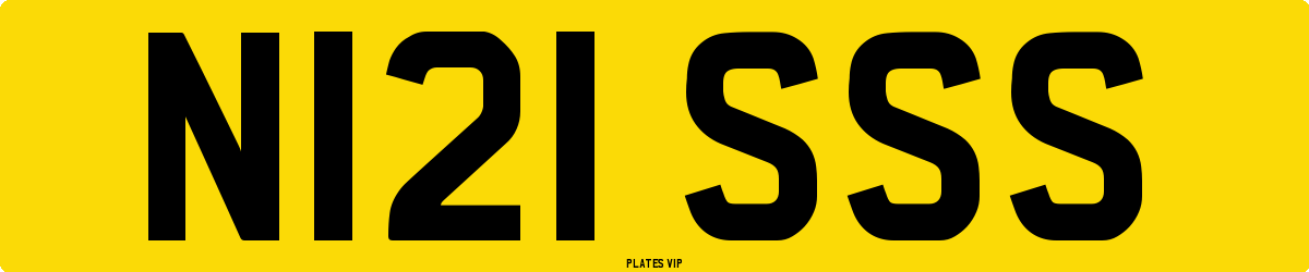 N121 SSS Number Plate