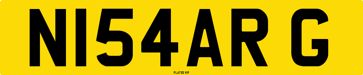 N154AR G Number Plate