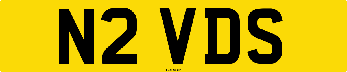 N2 VDS Number Plate