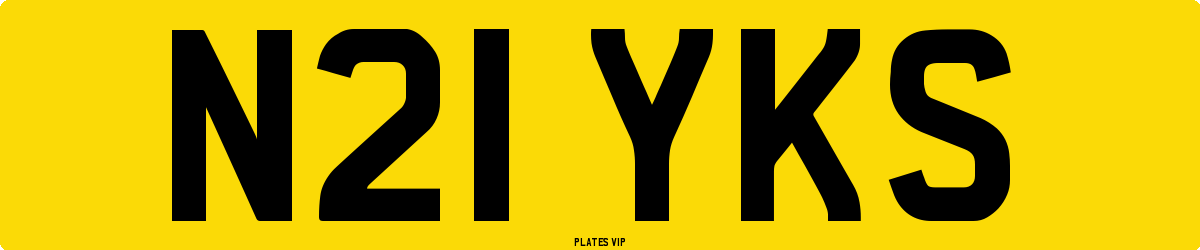 N21 YKS Number Plate