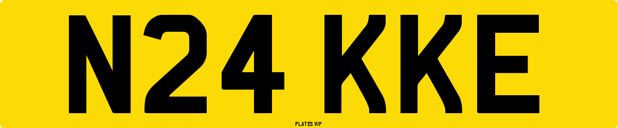 N24 KKE Number Plate