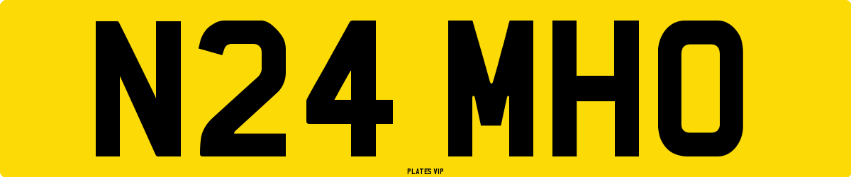 N24 MHO Number Plate