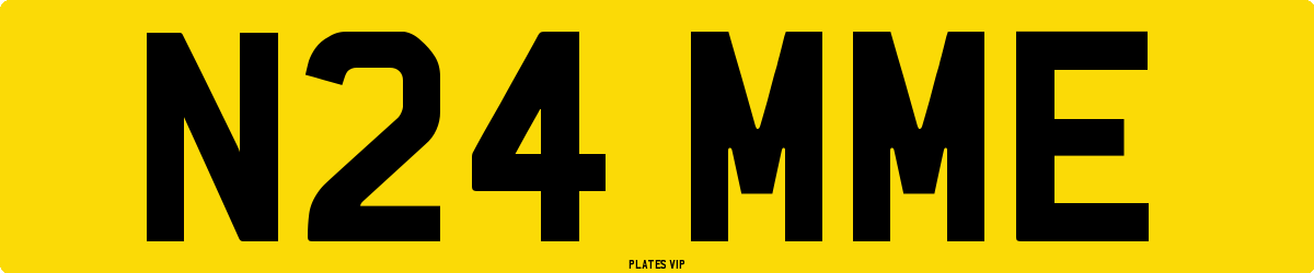 N24 MME Number Plate