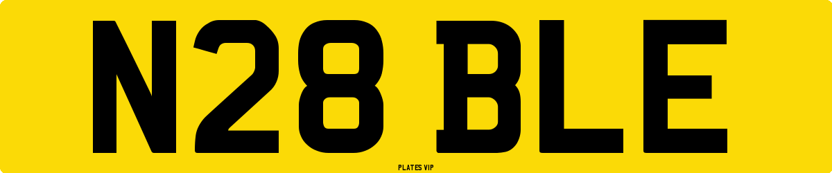 N28 BLE Number Plate