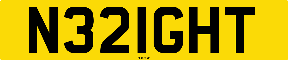 N321GHT Number Plate