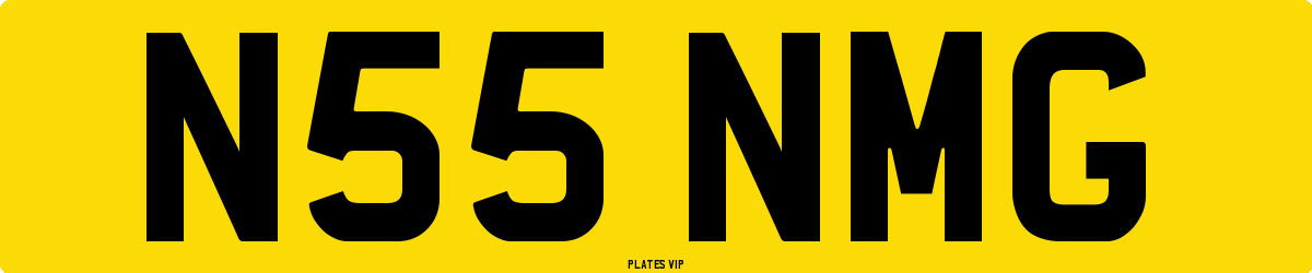 N55 NMG Number Plate