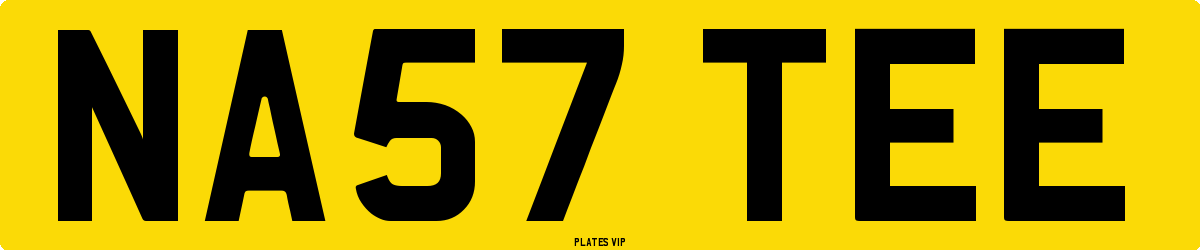 NA57 TEE Number Plate