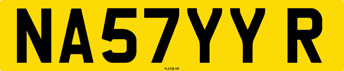NA57YY R Number Plate