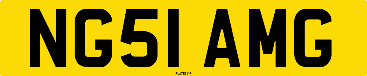 NG51 AMG Number Plate