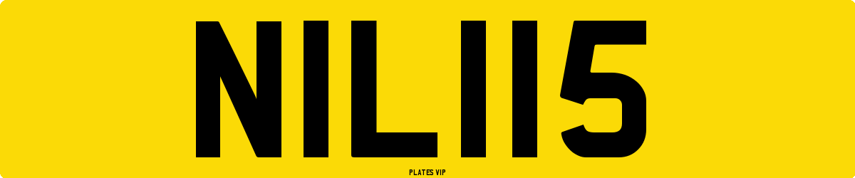 NIL115 Number Plate