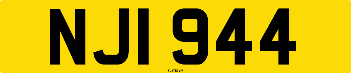NJI 944 Number Plate