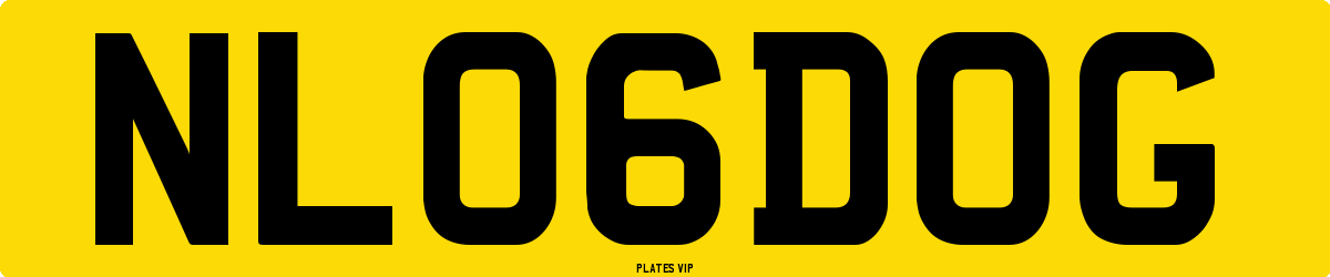 NL 06 DOG Number Plate