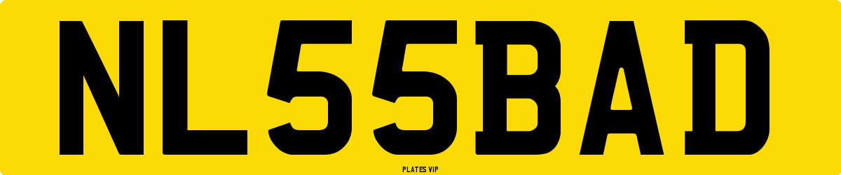 NL 55 BAD Number Plate