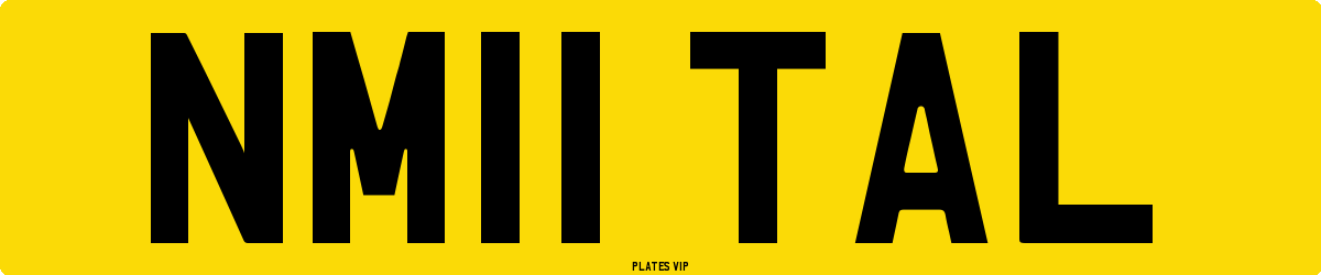 NM11 TAL Number Plate