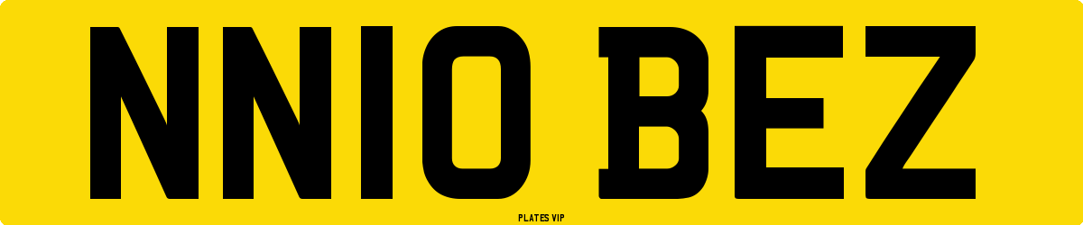 NN10 BEZ Number Plate