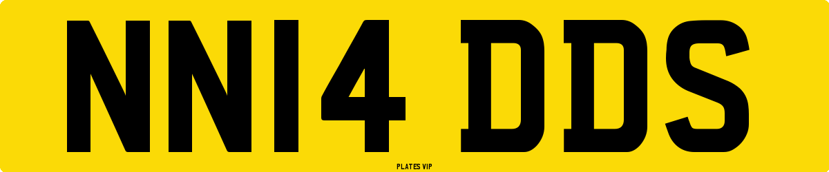 NN14 DDS Number Plate
