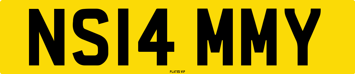 NS14 MMY Number Plate