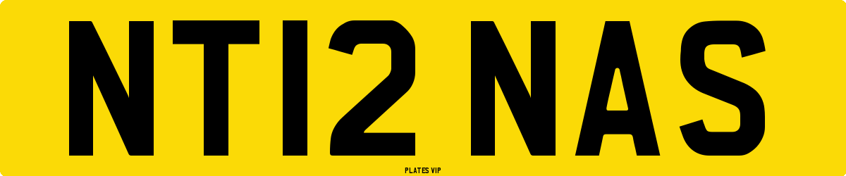 NT12 NAS Number Plate