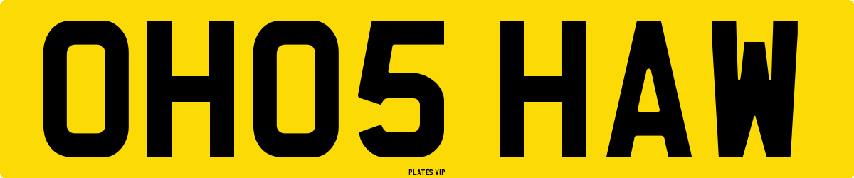 OH05 HAW Number Plate