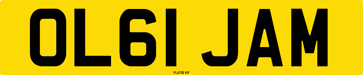 OL61 JAM Number Plate