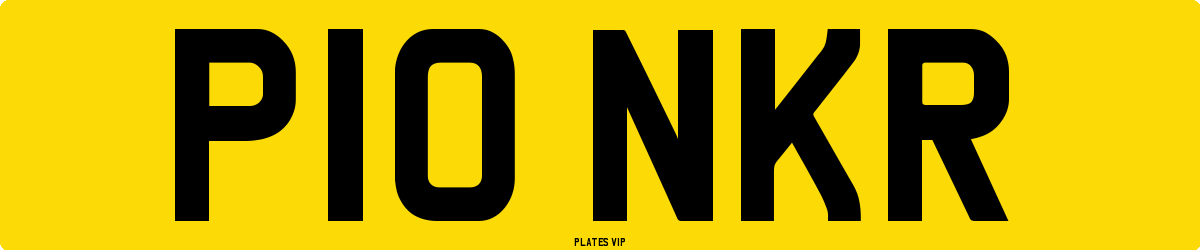 P10 NKR Number Plate