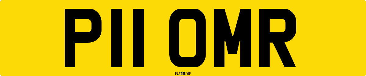 P11 OMR Number Plate