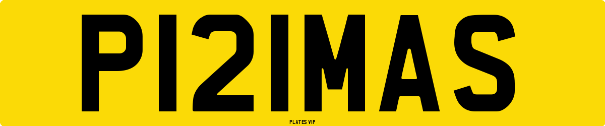 P121MAS Number Plate