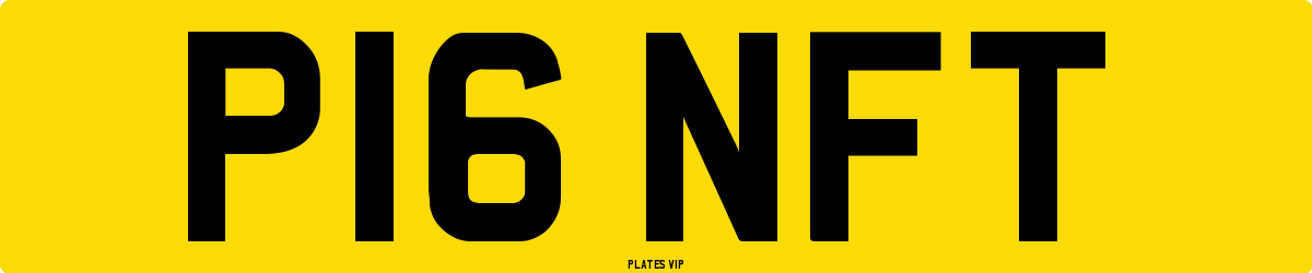 P16 NFT Number Plate
