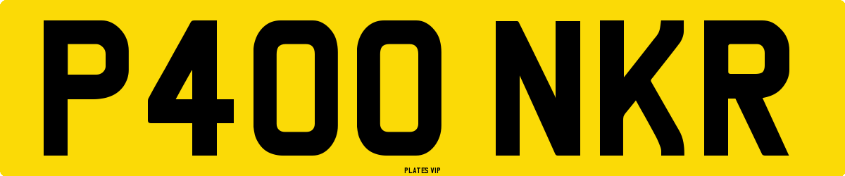 P400 NKR Number Plate
