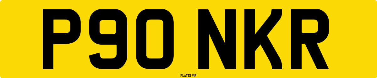 P90 NKR Number Plate