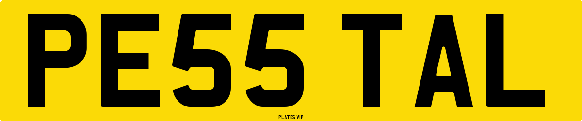 PE55 TAL Number Plate