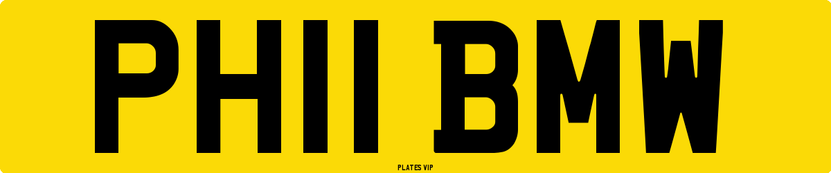 PH11 BMW Number Plate