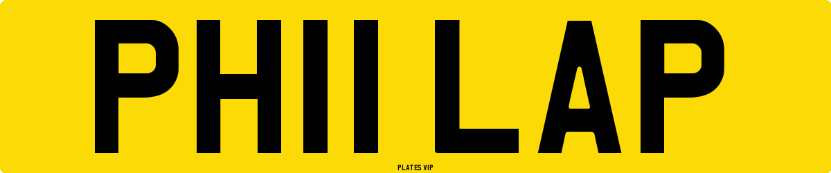 PH11 LAP Number Plate