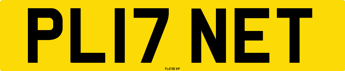 PL17 NET Number Plate