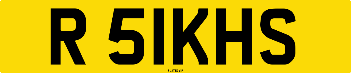 R 51KHS Number Plate
