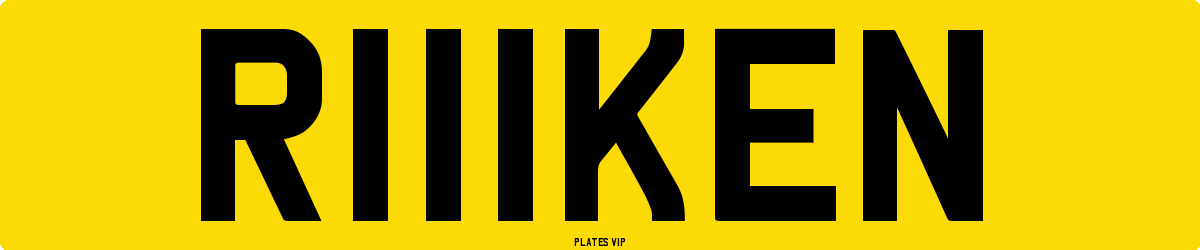 R111KEN Number Plate