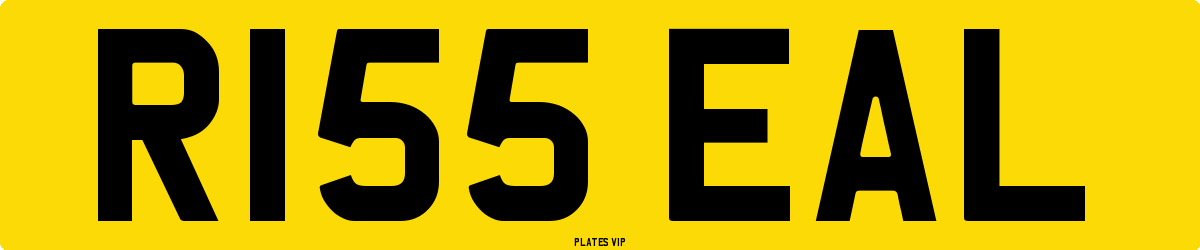 R155 EAL Number Plate