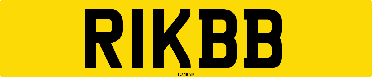 R1KBB Number Plate