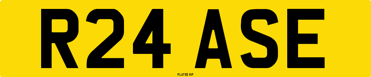 R24 ASE Number Plate