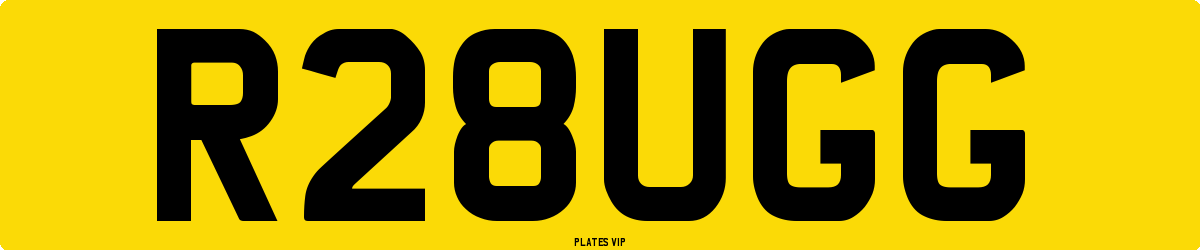 R28UGG Number Plate