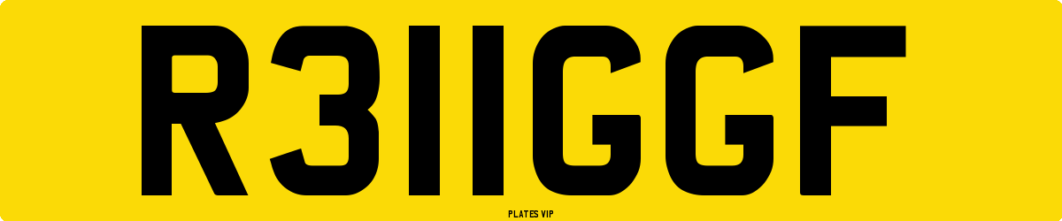R311GGF Number Plate