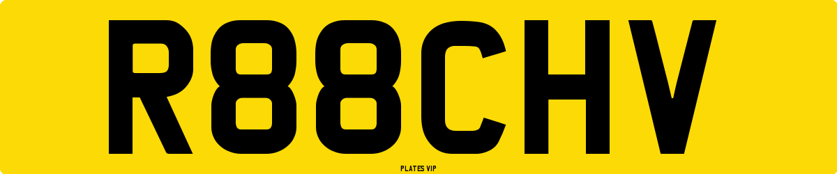 R88CHV Number Plate