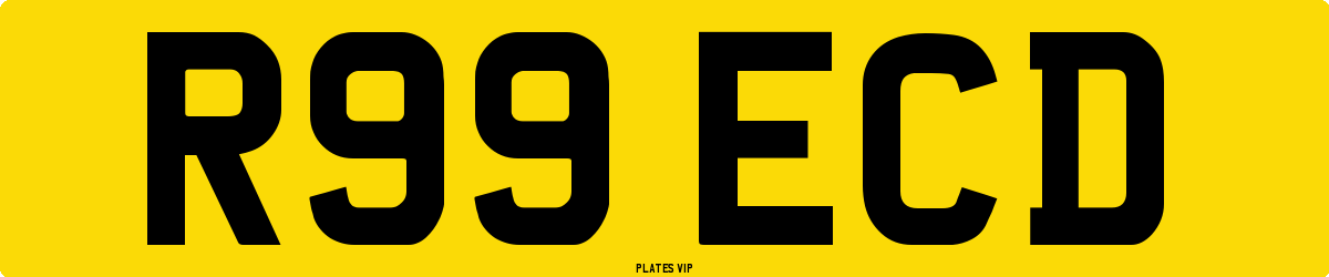 R99 ECD Number Plate