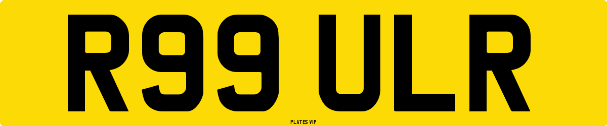 R99 ULR Number Plate