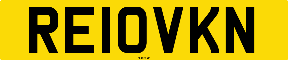 RE10VKN Number Plate